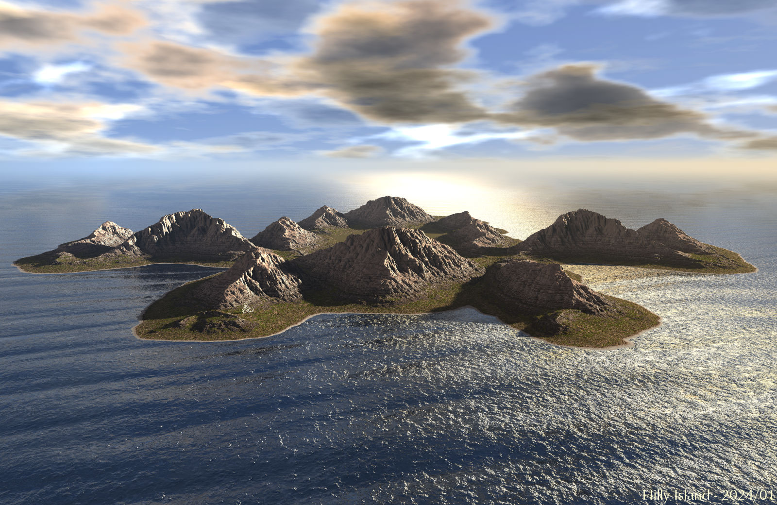 Hilly Island