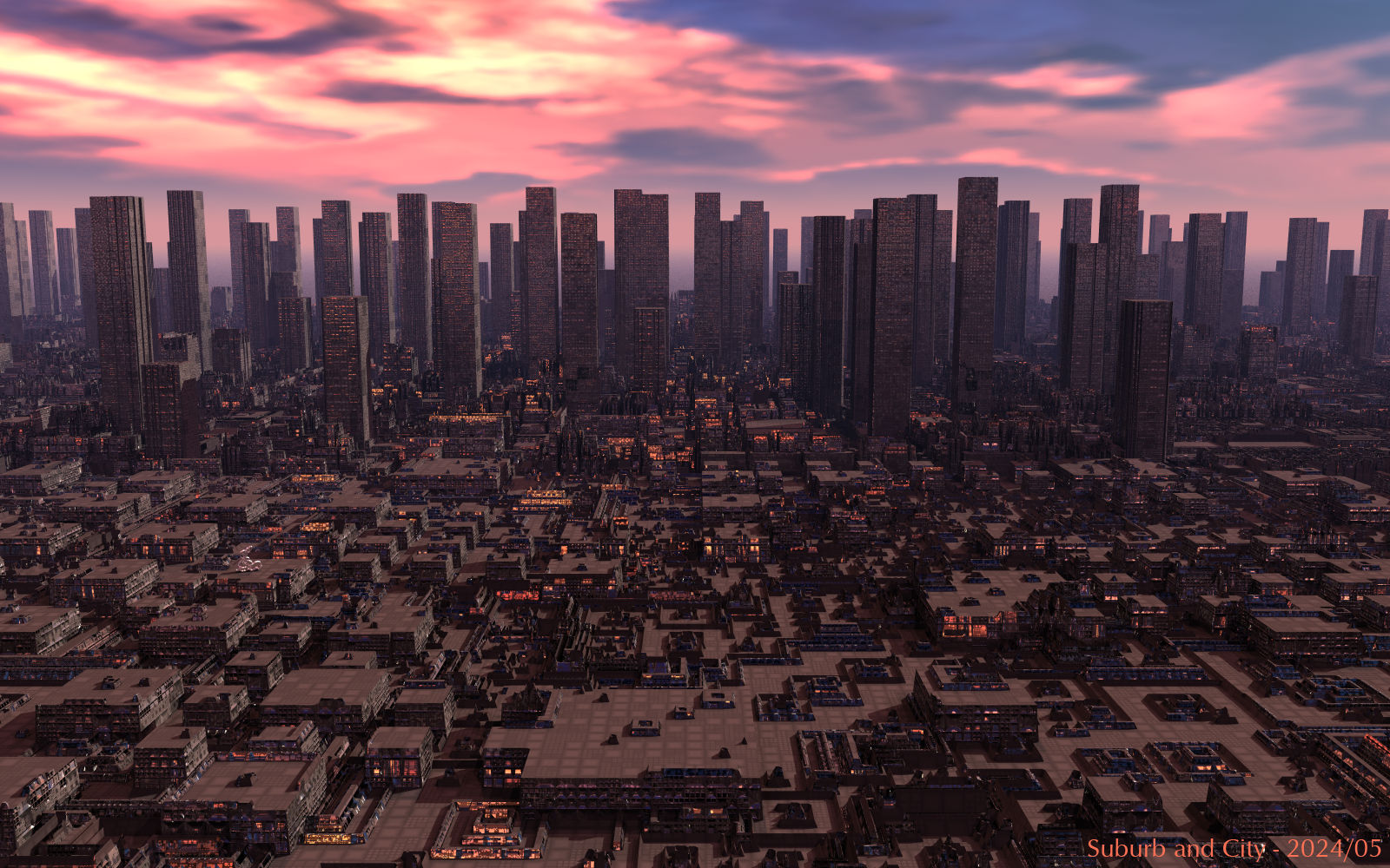Suburb and City
