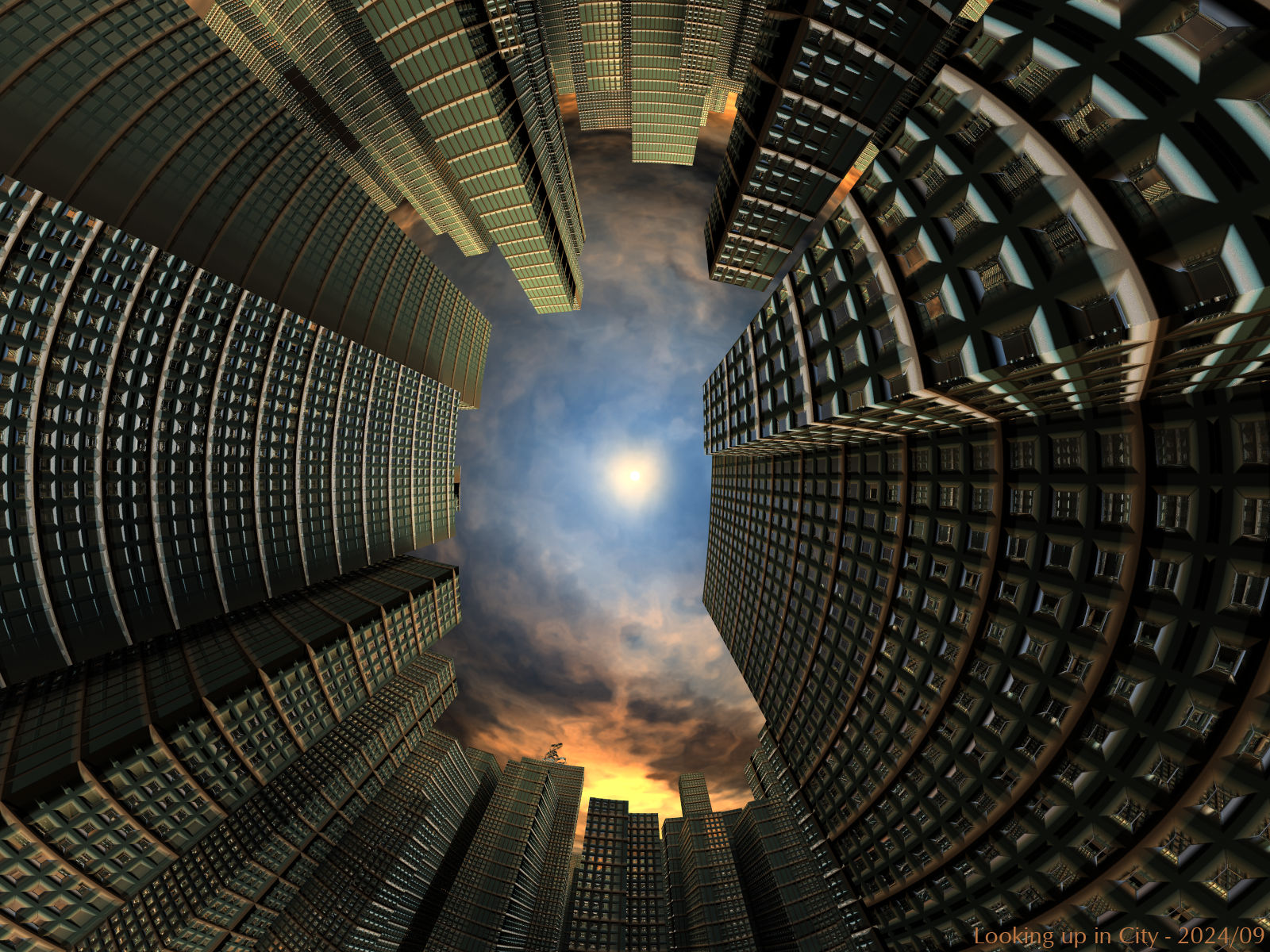 Looking up in City