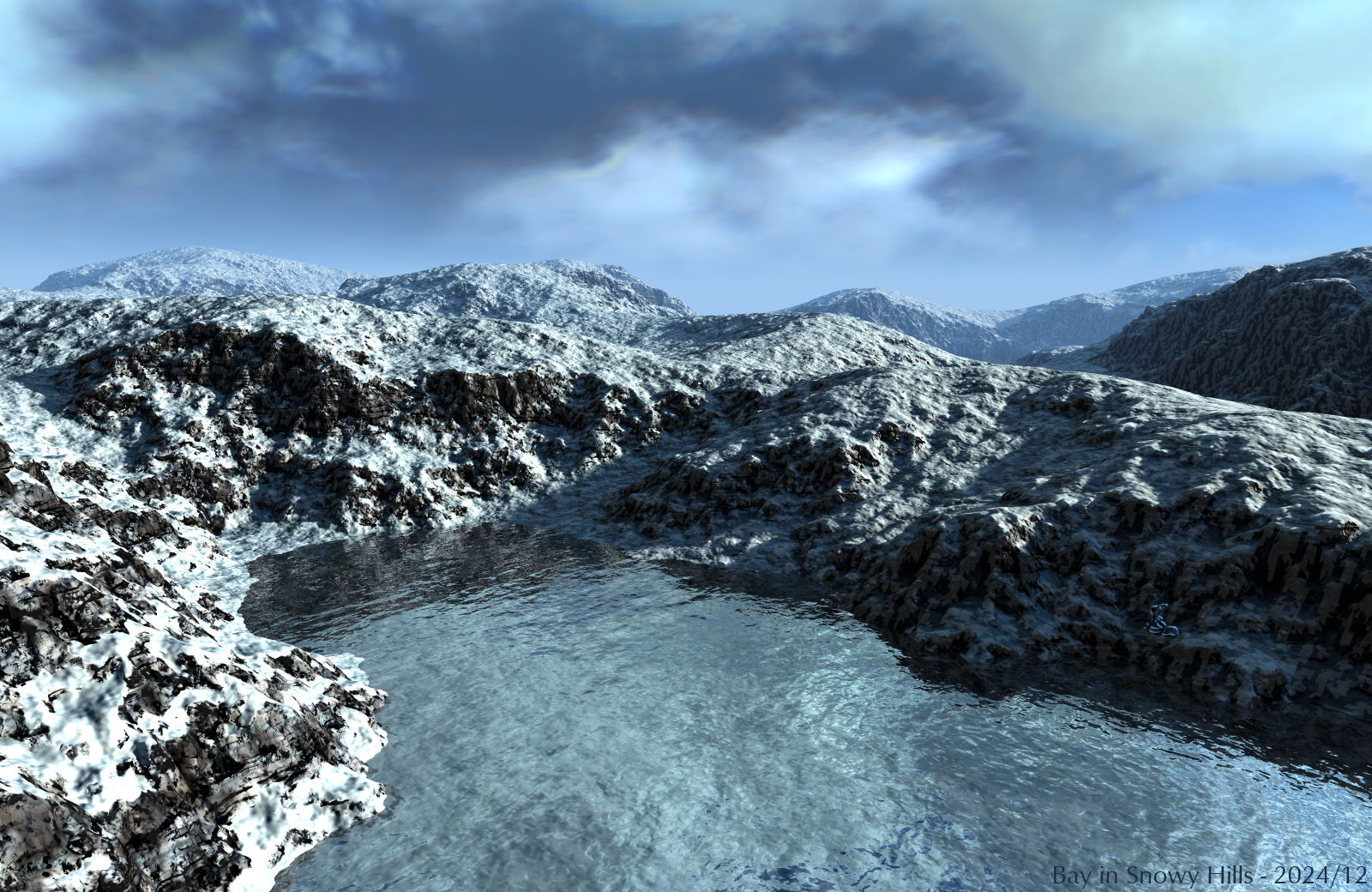 Bay in Snowy Hills