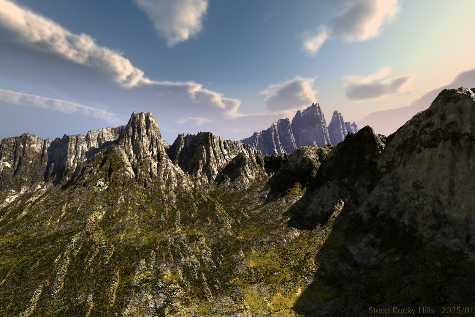 Steep Rocky Hills