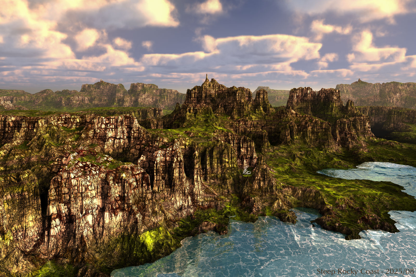 Steep Rocky Coast