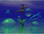 Mid Sea Dolphin Ballet