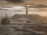 Lighthouse in sunset