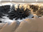 The shadow in the ice