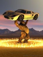 Troll shows off his GT40
