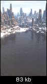 The nature formed blows in a peacefull water