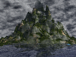 the island