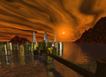 Global Warming City Lights