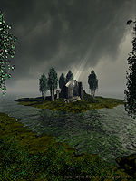 Islet with Ruin