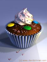 A small cake.