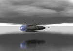 Flying over better water.