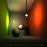 Indirect lighting in bryce MKII+