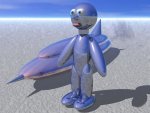Robot and spaceship