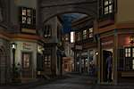 Moonlit Village