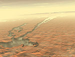 Morning Fog in the Valles Marineris