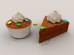 Cakes in Bryce 7 pro