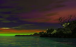 Sunset on the Islands