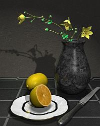 Etude with a lemon