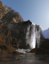 Medium sized waterfall