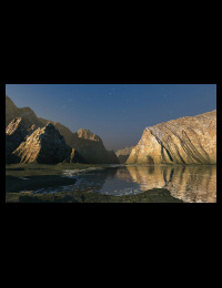 Sunrise at the river mouth.