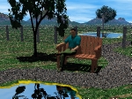 man on seat