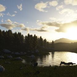 Where the sun go down...