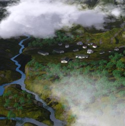 Above the gorge
