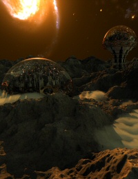 Above the methane clouds
