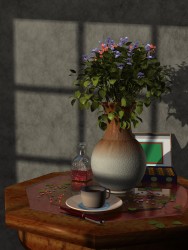 Still life on a little table