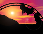 Roller Coaster Silhouette