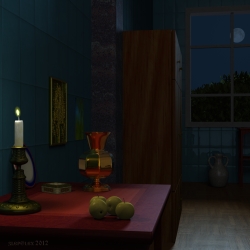 In the moonlight