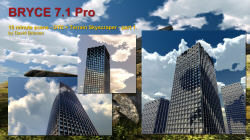 Using the DTE > terrain method to make a skyscraper