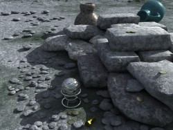 Among the stones