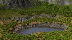 Meteoric crater