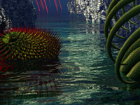 Alien Seascape Scene