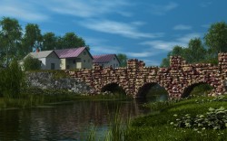 Old stone bridge