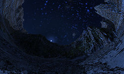 Moon over Rim
