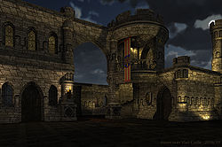 Moon over Vlad Castle