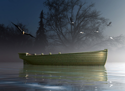 Misty Lake.