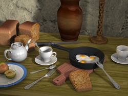 Fried eggs