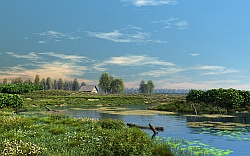 Deserted pond