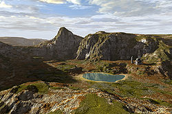 Pond and Castle