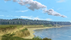 Steep shores