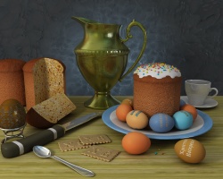Easter still life