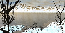 Laguna en invierno
