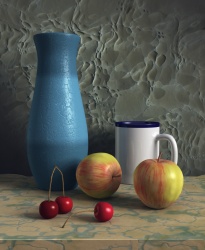 Apples and cherries