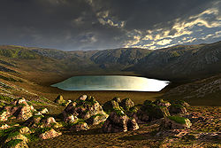 Hills around Pond