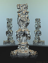 Unlit Statue