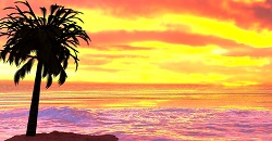 Atardecer en el Mar